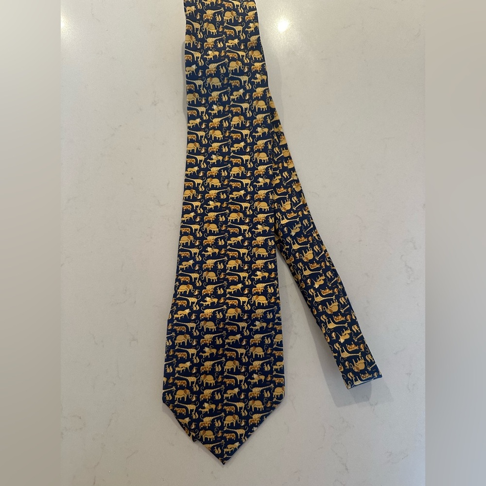 Salvatore Ferragamo silk necktie